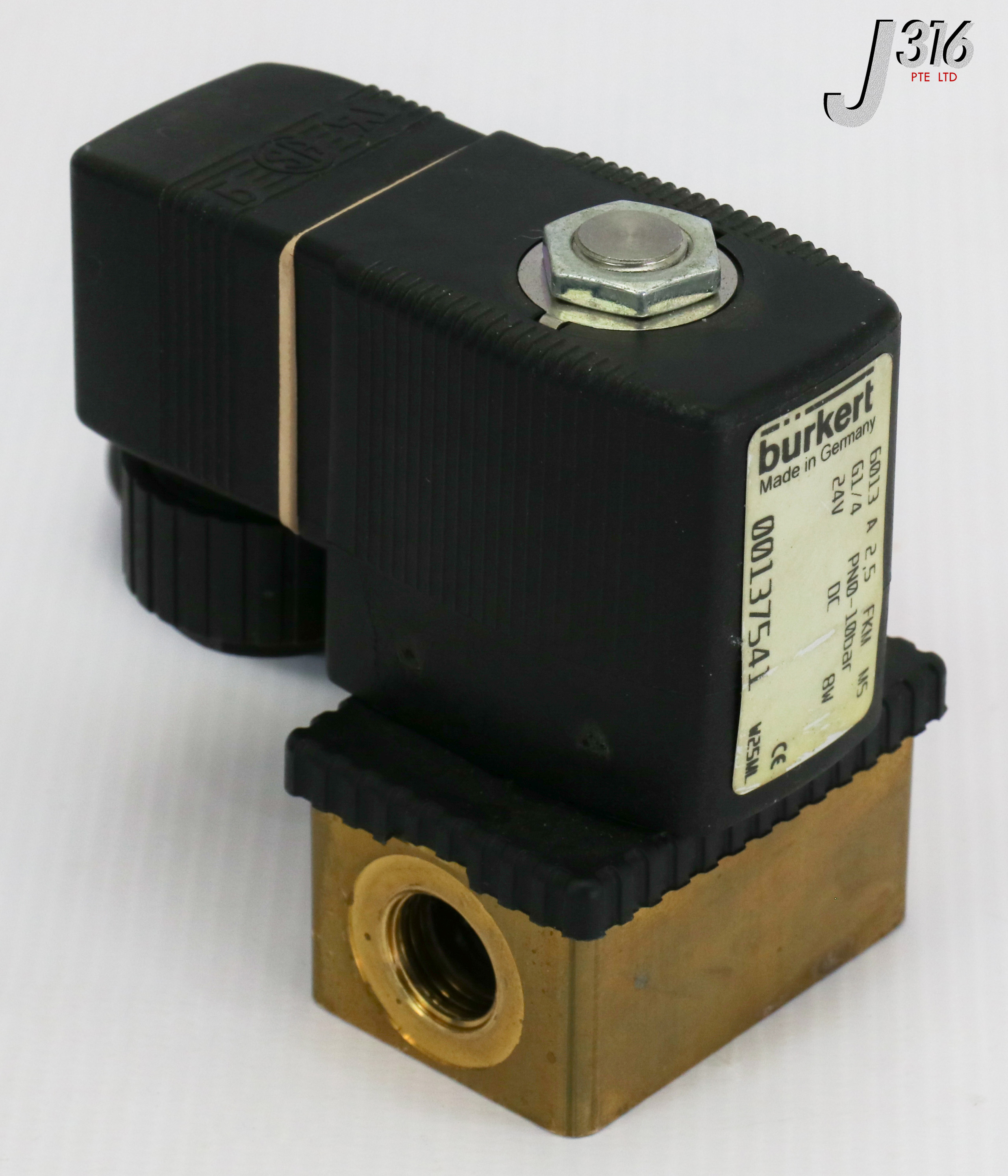 755 BURKERT 2/2WAYSOLENOID VALVE, DIRECT ACTING, 6013A02 00137541